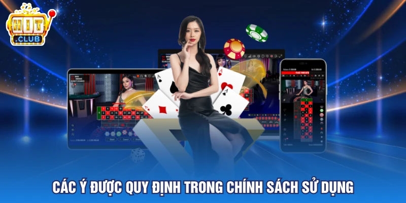 Các ý được quy định trong chính sách sử dụng