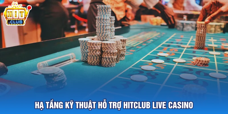 Hạ tầng kỹ thuật hỗ trợ Hitclub live casino